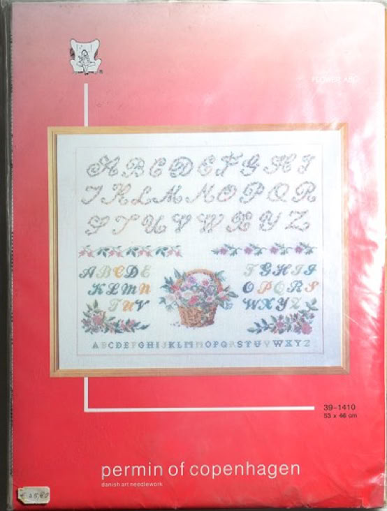 Permin Stickpackung Flower ABC 39-1410