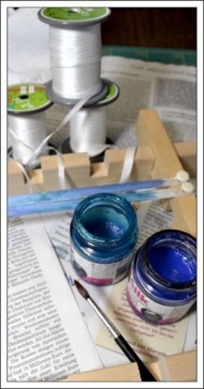 Seidenband selbst färben