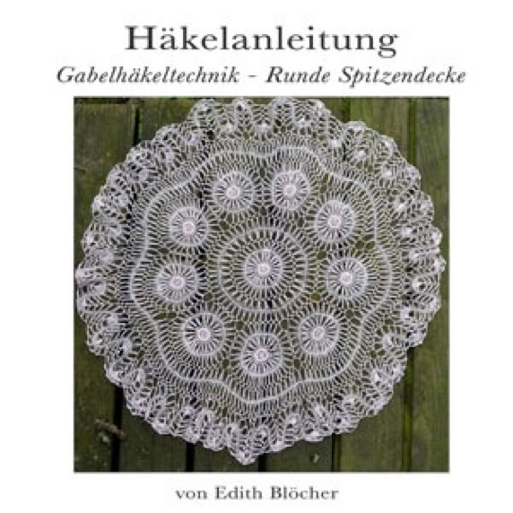 Runde Decke in Gabelhäkeln, Anleitung